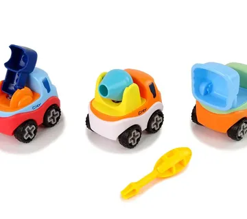 Montessori dječji set od 3 građevinskih vozila s odvijačem - Pribislavec
