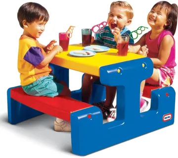 Little Tikes piknik stol za djecu - plavi - Pribislavec
