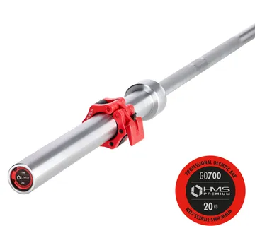 Go700 olimpijska šipka 220 cm s ključnom viljušnom hms premium - Pribislavec