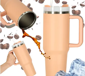 Termo šalica s ručkom, termosica 1200 ml, ružičasta - Pribislavec