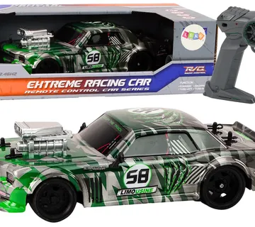Automobil na daljinsko upravljanje 1:16 Drift gumeni kotači zeleni - Pribislavec