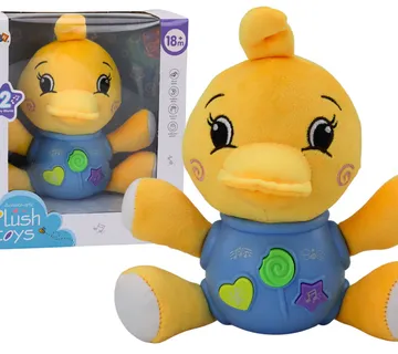 Interaktivna plišana patka žuta 19 cm - Pribislavec