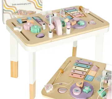 Lulilo Montessori šareno pastelni manipulativni stol - Pribislavec