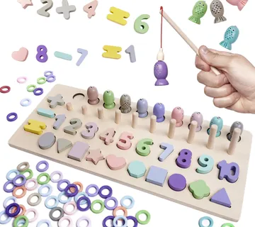 Montessori drvena edukativna slagalica sorter 2u1 - Pribislavec