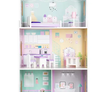 Ecotoys drvena kuća za lutke - berry mansion - Pribislavec