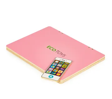 EcoToys edukativni laptop za crtanje 2u1 sa 78 magneta rozi - Pribislavec