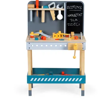 EcoToys ESC-W-033 drvena dječja radionica s alatima 47 elemenata - Pribislavec