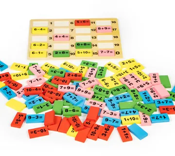 EcoToys drvene kocke matematičke operacije - Pribislavec