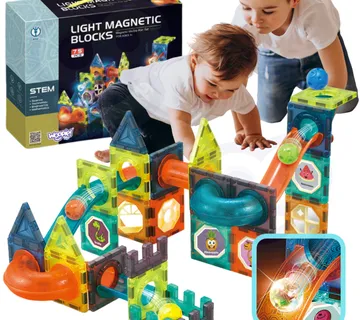 Woopie svjetlosne magnetne kocke, 75 el. - Pribislavec
