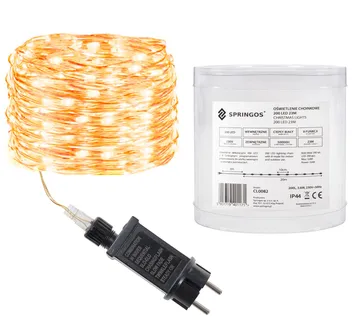 Dekorativna LED rasvjeta 200 LED, toplo bijela - Pribislavec