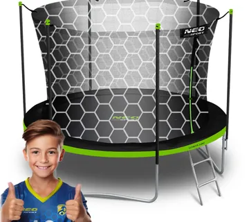Neo-Sport vrtni trampolin 183 cm (6 ft) s unutarnjom mrežom i ljestvama - Pribislavec