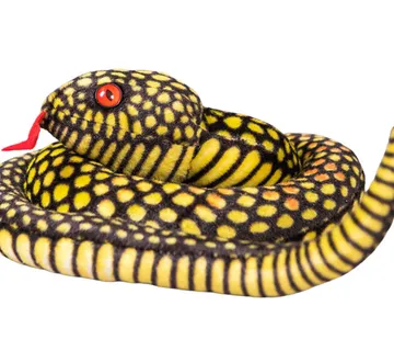 Plišana maskota zmija žuta 100 cm - Pribislavec