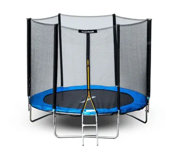Vrtni trampolin s vanjskom sigurnosnom mrežom 10 ft (304–312 cm) + ljestve - Pribislavec