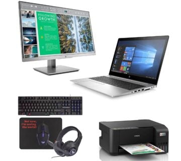 SCHOOL START PAKET - HP EliteBook 850 G5/ Intel Core i5-8350U/ 8GB SO-DIMM DDR4/ 256GB M.2 SSD/ 15.6 FHD (1920x1080)/ Win 11 Pro 64-bit + Monitor HP E243 + Printer Epson L3250 + Combo set Bytezone - cover