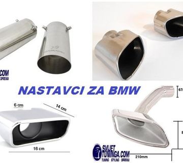 SPORTSKI NASTAVCI AUSPUHA ZA BMW-MB-AUDI-TOUAREG-RANGE ROVER-PORSCHE - cover