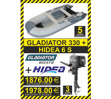 GUMENJAK GLADIATOR B 330 + HIDEA 6 do 12 RATA - cover