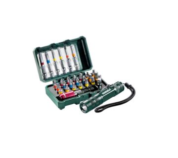 Metabo set bitova box 29-djel.+ mini lampica - cover