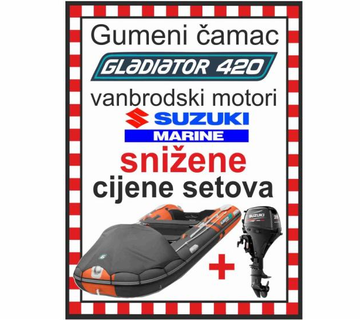 SET GUMENJAK GLADIATOR 420 + MOTORI SUZUKI - cover