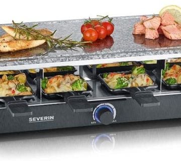 Severin Raclette Party Grill kameni s 8 mini tava, RG 2372 - cover