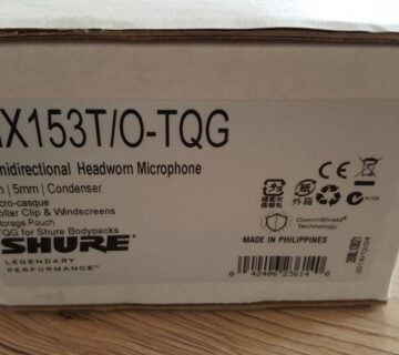 Shure MX153T/O in-ear mikrofon - cover