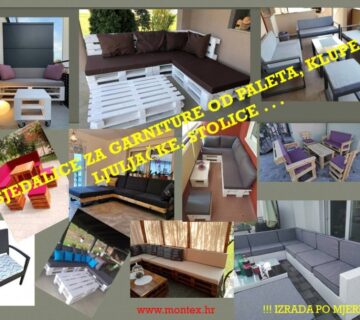 SJEDALICE ZA GARNITURE OD PALETA, KLUPE, STOLICE I SL. - cover