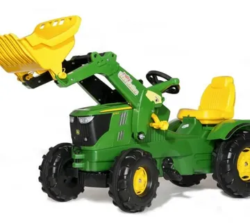 Rolly Toys Farmtrac John Deere 6210R traktor na pedale sa utovarivačem - cover