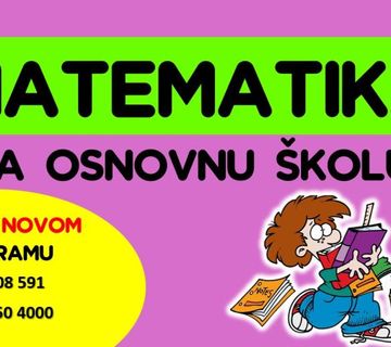 Instrukcije iz matematike za OSNOVNU ŠKOLU - cover