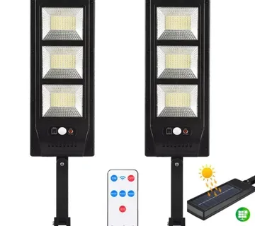 Led Solarni Reflektor + Senzor + Daljinski + 180w - Križevci