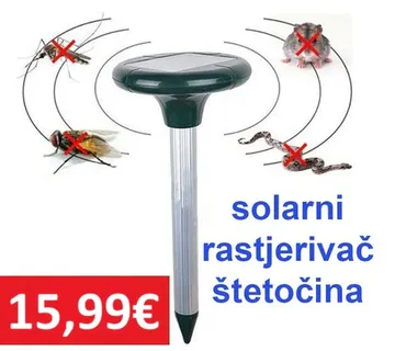 ULTRAZVUČNI SOLARNI RASTJERIVAČ ŠTETOČINA - cover