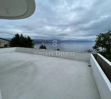 OPATIJA, stan od 224 m2 u roh bau fazi + apartman 39 m2, s panoramskim pogledom na Kvarner