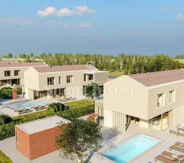 ISTRA - LABIN, moderna vila s bazenom i velikom okućnicom (P4)