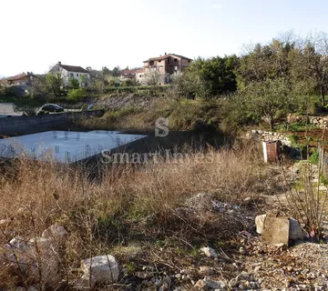 SRDOČI, teren s građevinskom dozvolom - Rijeka