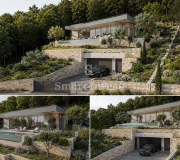 RUKAVAC, građevinsko zemljište od 700 m2 s lokacijskom dozvolom - Rukavac, Matulji