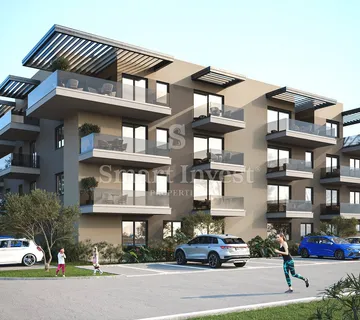 POREČ – VABRIGA, stan 2S+DB s vrtom u novogradnji u blizini mora (V1-A) - Vabriga, Tar-Vabriga