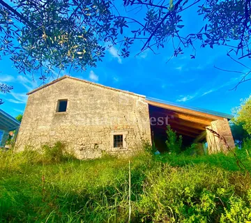 ISTRA - CEROVLJE, dvojna štala za obnovu sa zemljištem - cover