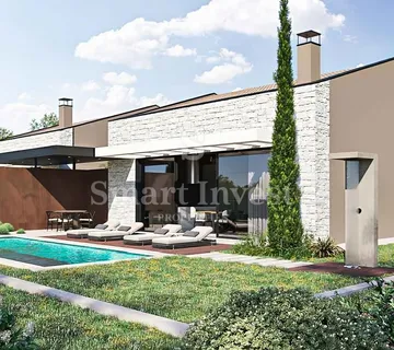 POREČ, novogradnja s bazenom - cover