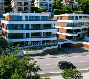 OPATIJA - CENTAR, garsonijera s pogledom na more u novogradnji (B-A3)