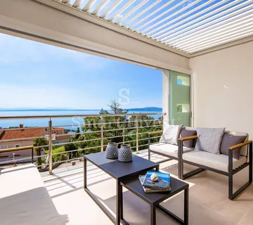 IČIĆI, elegantni stan s panoramskim pogledom na more od 121,70 m2 - Ičići, Opatija