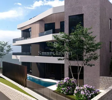 LOVRAN, luksuzan stan 3S+DB s bazenom i pogledom na more (S1-A) - cover