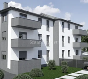 MATULJI, stan na 2. katu od 72,40 m 2 u novogradnji - Permani, Matulji