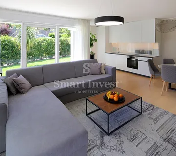 IČIĆI, luksuzan stan 2S+DB u novogradnji s bazenom, 100 m do mora - cover