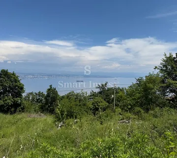 LOVRAN - TULIŠEVICA, zemljište od 1343 m2 s građevinskom dozvolom - Tuliševica, Lovran