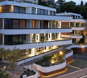 OPATIJA - CENTAR, penthaus 4S+DB s pogledom na more u novogradnji (B-S3)