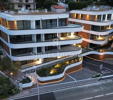 OPATIJA - CENTAR, stan 2S+DB s pogledom na more u novogradnji (B-A1)