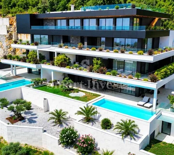 OPATIJA, luksuzan stan s bazenom i panoramskim pogledom na more (A5)
