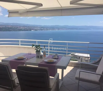 OPATIJA, odličan stan 4S+DB s panoramskim pogledom na Kvarner