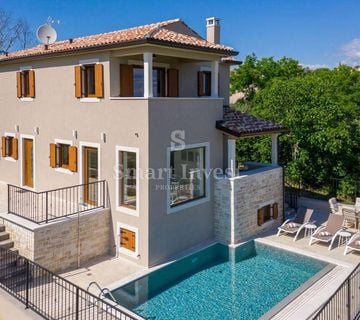 BUJE, kamena villa s bazenom i pogledom na more - cover