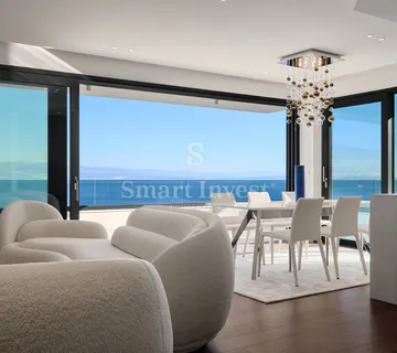 OPATIJA, luksuzna novogradnja 3S+DB, s otvorenim pogledom na more i garažom (S2) - cover