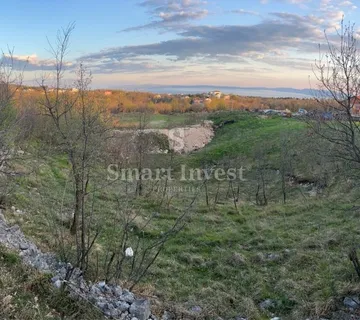 DRENOVA, građevinsko zemljište s pogledom na more - cover