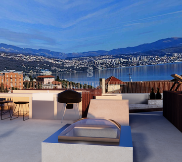 OPATIJA – CENTAR, penthouse s bazenom i pogledom na more na top poziciji! (S3) - cover